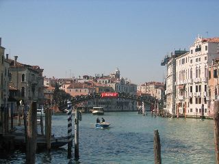 Accademia Bridge viewed from the Guggenheim