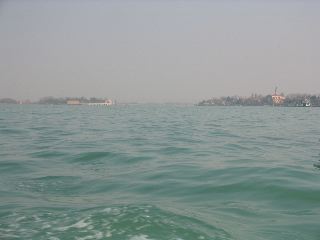 Looking out on the lagoon