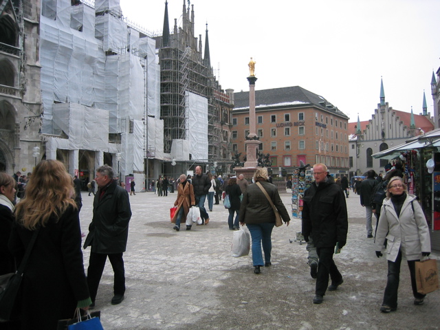 Central square in Munich