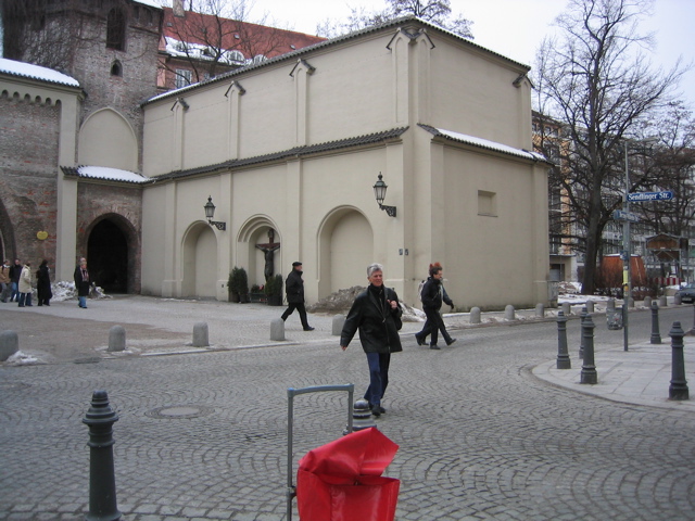 Side of the Munich "city wall"