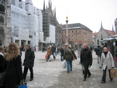 Central square in Munich