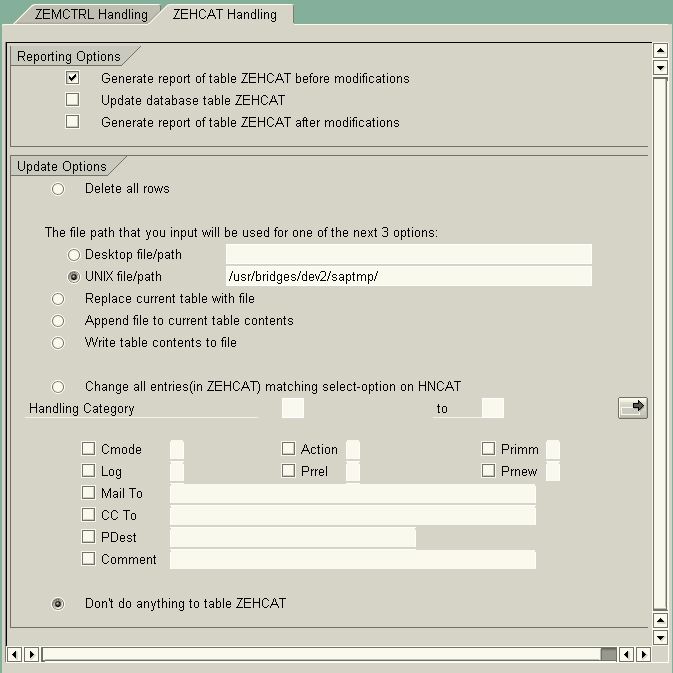 ZEHCAT screen capture