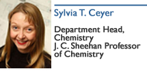 Sylvia T. Ceyer, Department Head of Chemistry; J.C. Sheehan Professor of Chemistry