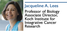 Jacqueline A. Lees, Ludwig Scholar; Professor of Biology; Associate Director, David H. Koch Institute for Integrative Cancer Research 