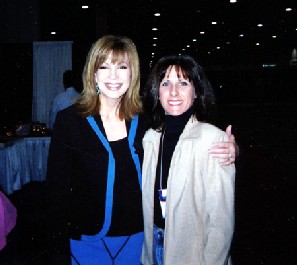 picture of Leeza Gibons and I at CHA trade show in Atlanta