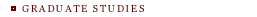 Graduate Studies