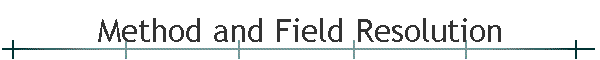Method and Field Resolution