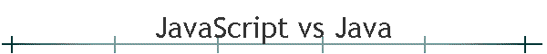 JavaScript vs Java