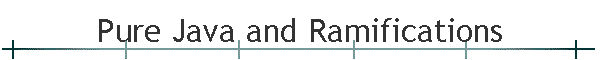 Pure Java and Ramifications
