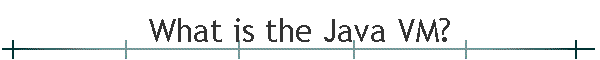 What is the Java VM?