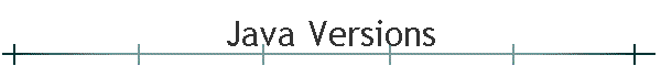 Java Versions
