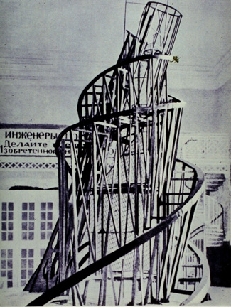 Model of Tower of the Third International by Vladimir Tatlin