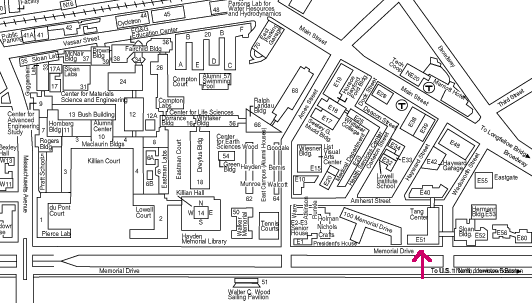 Map of Sloan School
