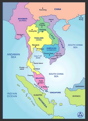 Thailand Time Zone Map Thailand Map Guide - Bank2home.com