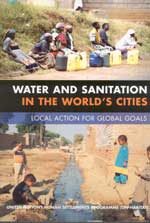 Book cover: Water and Sanitation in the world's Cities