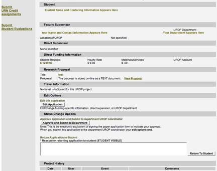 UROP Onlines System Screenshot 4