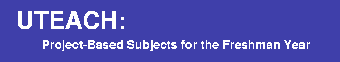 Project-Based Subjects for the
Freshmen Year