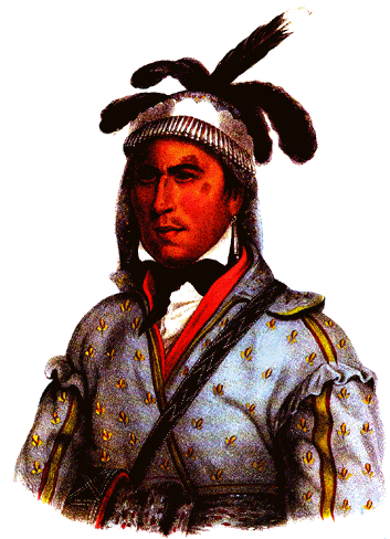 Painting of Opothleyahola by King
