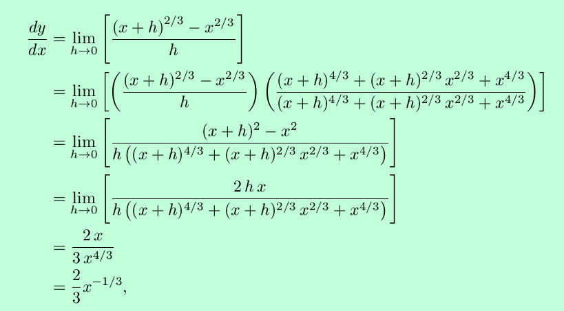 quotient rule differentiation. with the Power Rule.