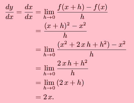 differentiation of polynomials