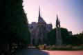 Notre Dame de Paris, and a small park next to it., 600x400, 30 Kb