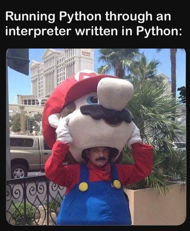 a python meme