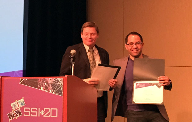 Ethan receives SSI Award 2015