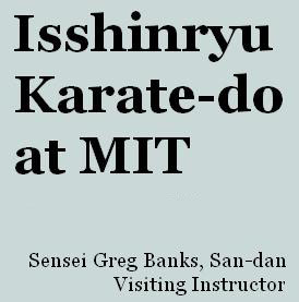 Isshinryu Karate-do at MIT