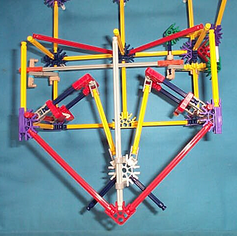 two actuator rod drivers installed on the control frame