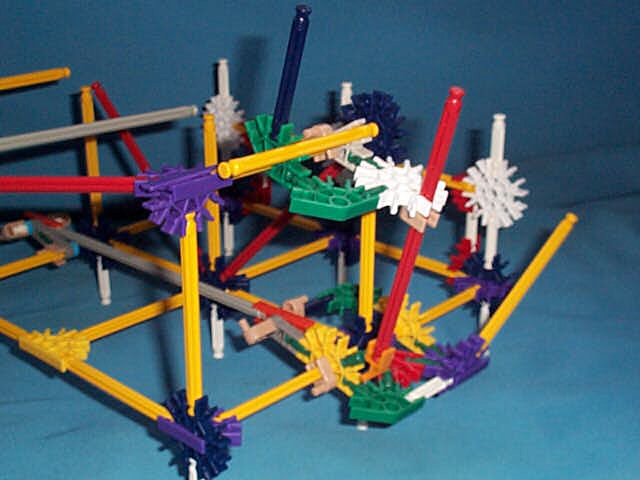 back-block latch installed on the control frame