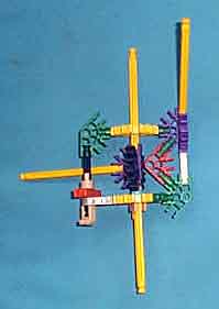 actuator back block lifter, as it would be mounted on the control frame
