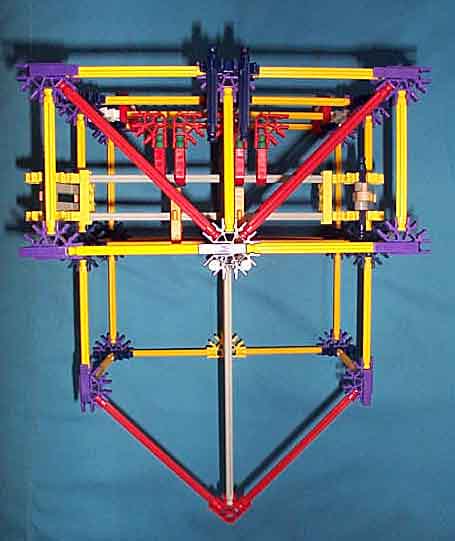 bit frame top mounted on top of bit frame