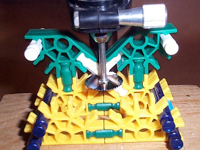 making the mitre cut on the Dremel