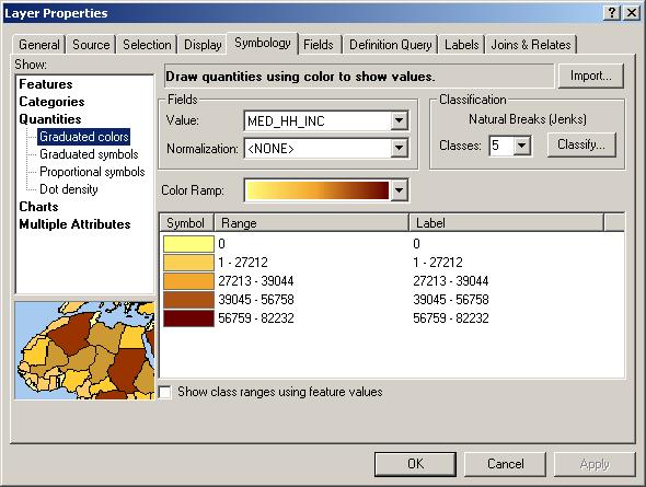 Fig. 5. Legend Editor Window