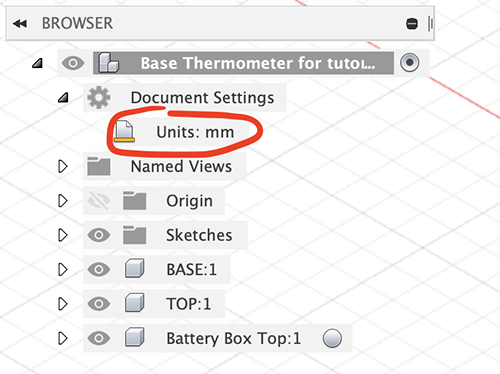 changing the active unit system