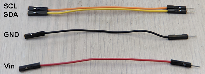 wires for temperature sensor