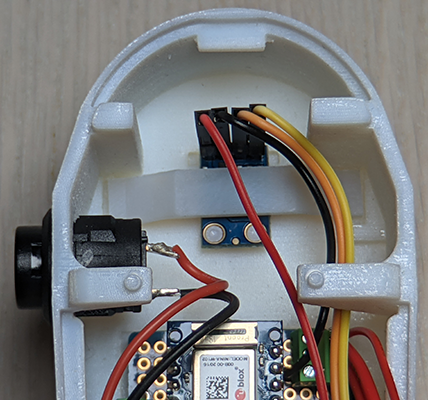 temperature sensor restraint placement