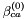 $ \beta^{(0)}_{ca} $