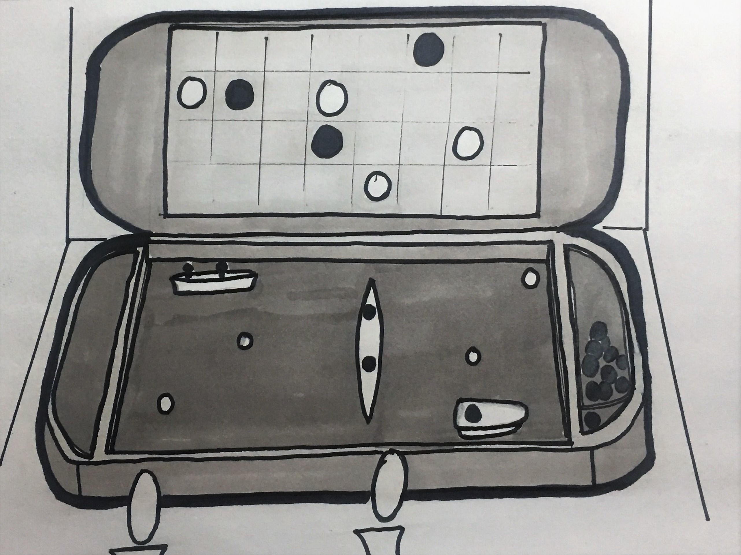 Storyboard Racket Ship The team enters the room, and before them is a giant replica of the ...