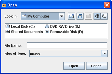 Java Swing File Chooser A Visual Guide to Swing Components (from: The Java™ Tutorials ...