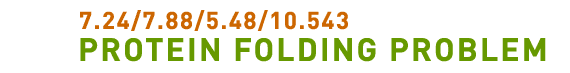 7.24/7.88/5.48/10.543 The Protein Folding Problem