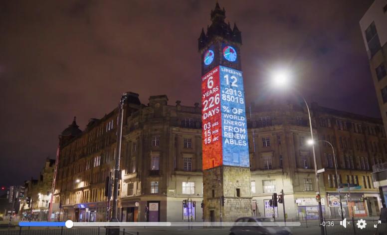 Glasgow Climate Clock