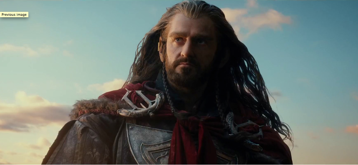 Richard Armitage plays Thorin, the exiled king, in The Hobbit.