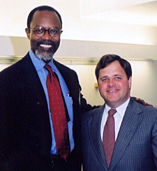 Chancellor Clay with Mayor Sullivan