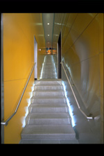 MIT Museum staircase entrance
