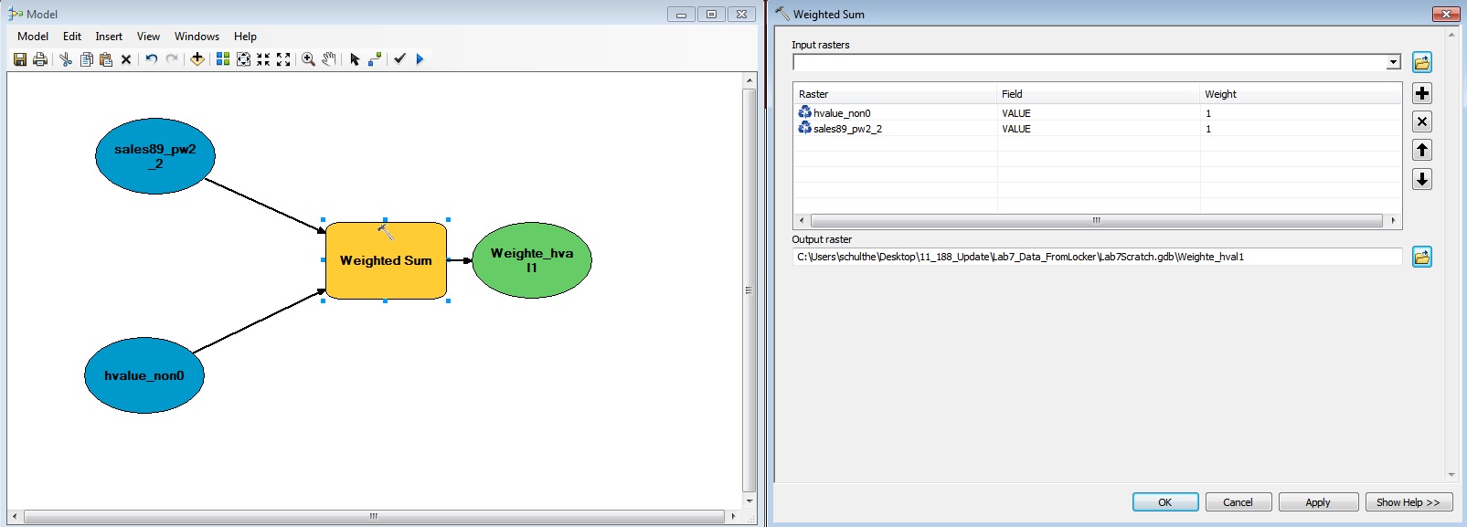Weighted Sum Gui 11.188 Lab 6