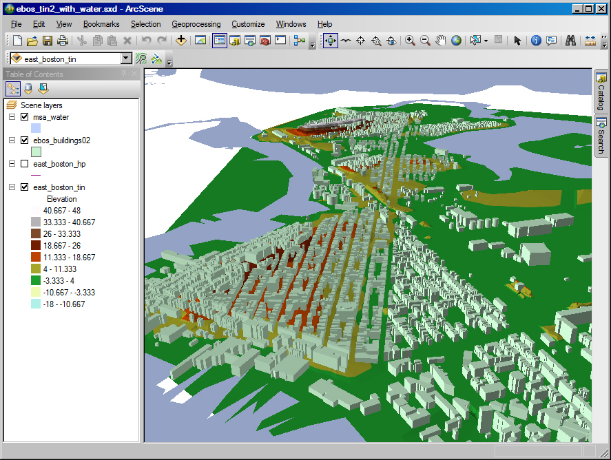 East Boston startup map with web services
