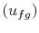 $ (u_{fg})$