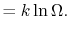 $ P =\rho RT$