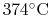 $ 374^\circ\textrm{C}$